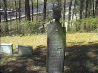 top of Burnett Combs Marker top of Burnett Combs Marker