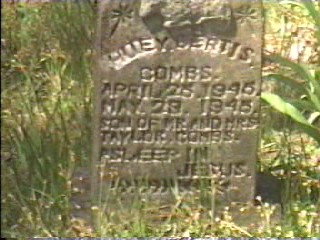 Huey Bertis Combs Huey Bertis Combs Marker